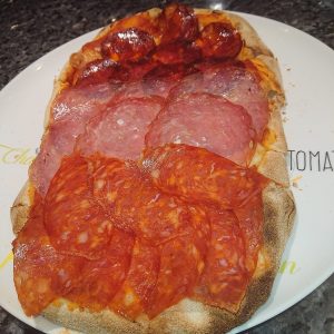 pizza 3 salami
