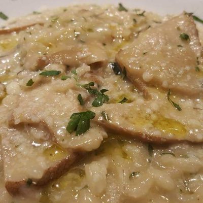 risotto boletus y trufa