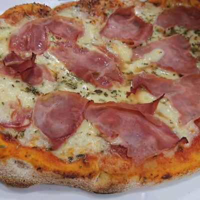 pizza jamon y bacon